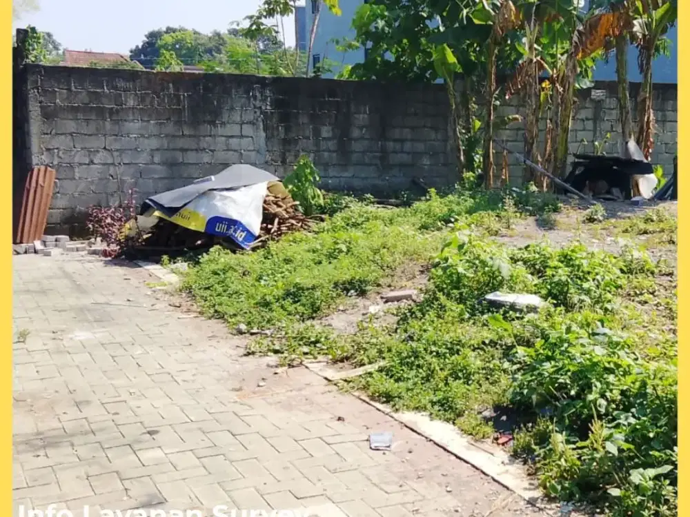 3 Menit Kampus UII Kaliurang Tanah Jogja SHM Pekarangan