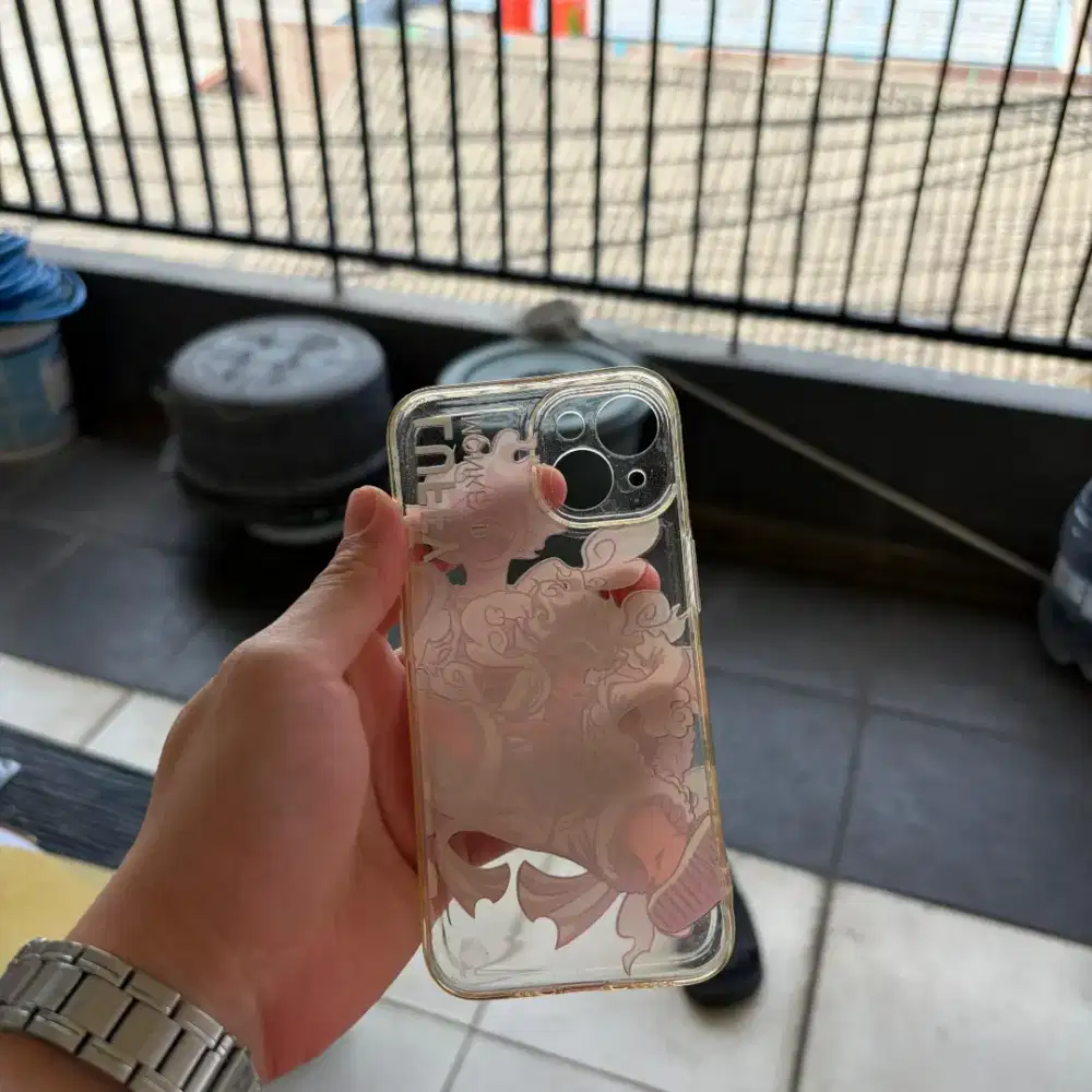 Casing iphone 14 gambar luffy gear 5