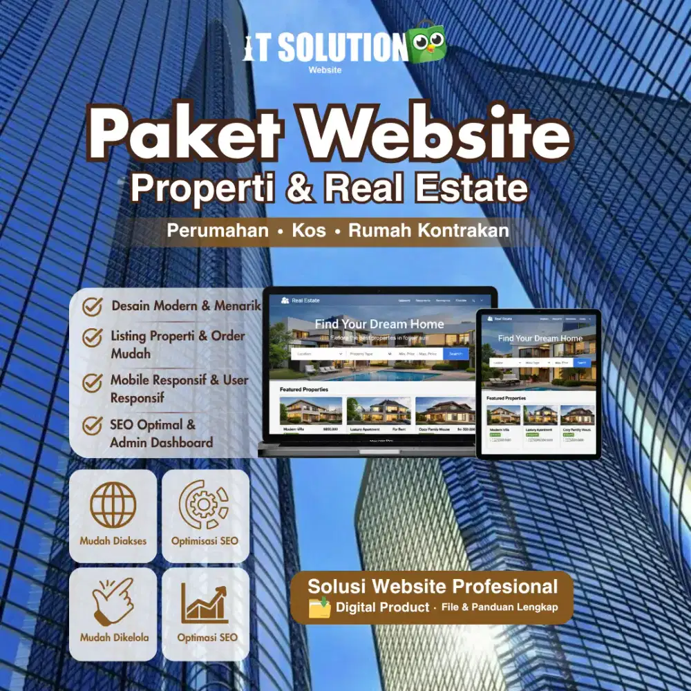 Paket Website Properti & Real Estate