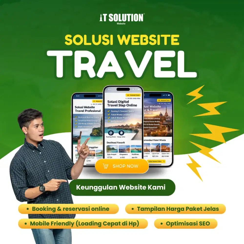 Solusi Website Travel Terpercaya Siap Pakai