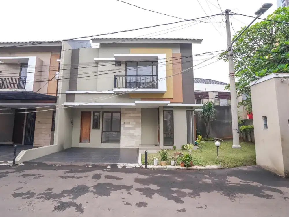 Rumah LT 184 SHM Siap KPR 8 Menit ke Gerbang Tol Bambu Apus J-49542