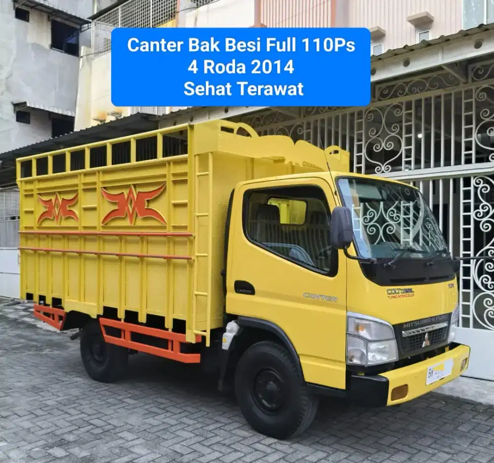 Colt Diesel Canter 2014 Bak Besi 4 Roda 110 Ps Sehat Terawat