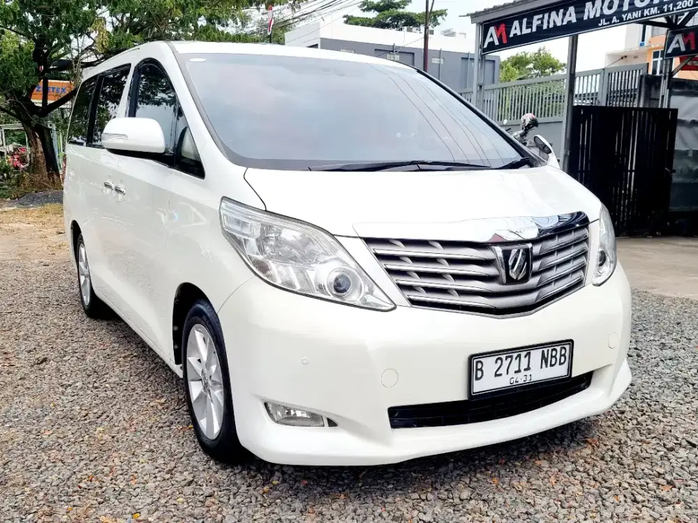 Toyota Alphard 2.4 Matic 2011 Full Orisinil Istimewa.Cash/Kredit