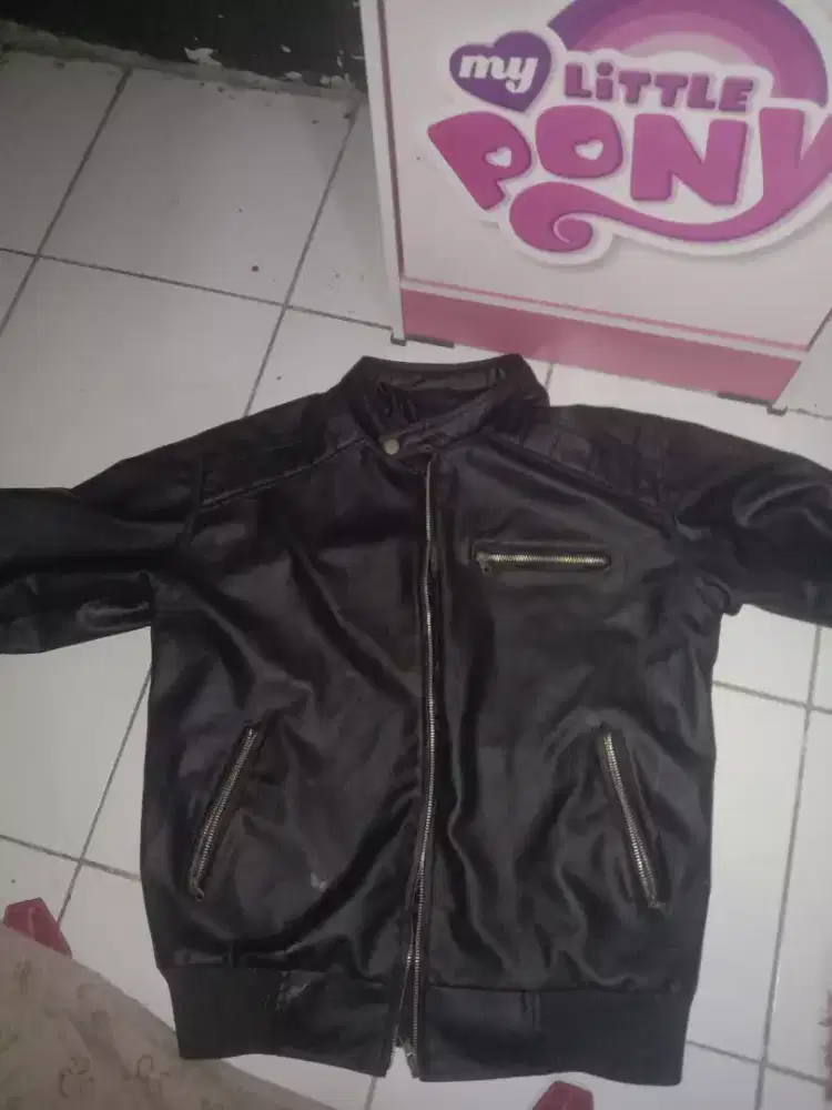 jaket kulit sintetis fremium
