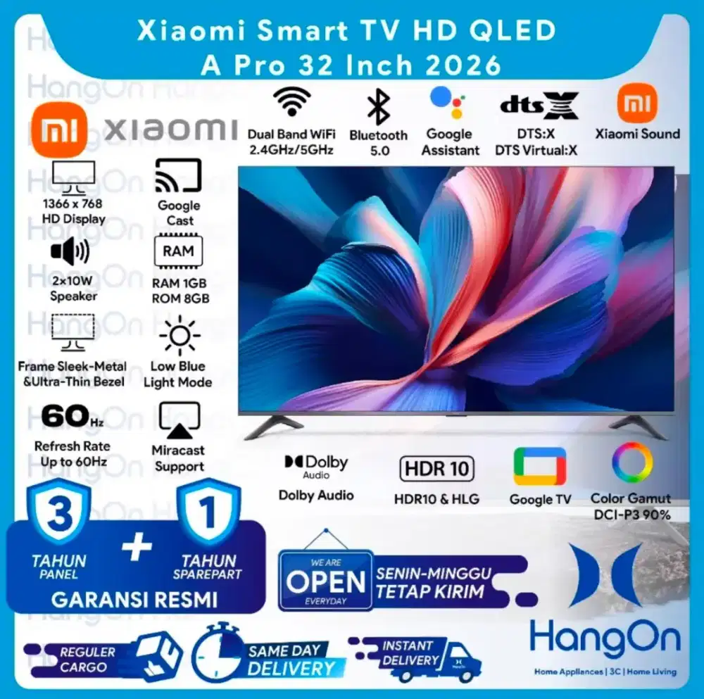 XIAOMI A PRO 32 INCH + BRACKET