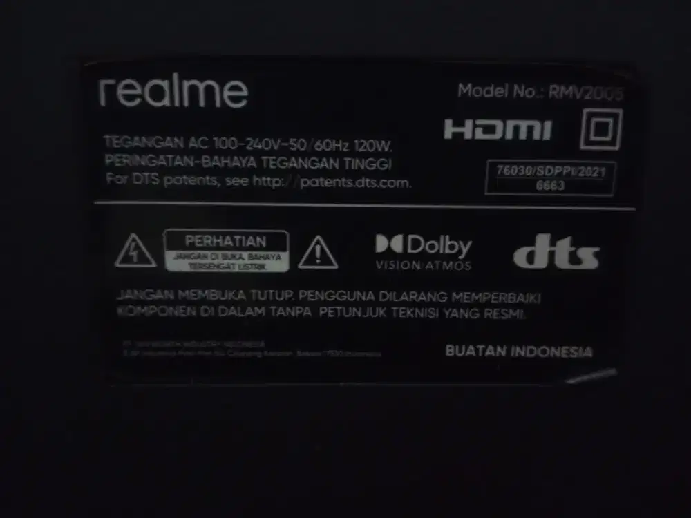 Jual TV second , kondisi rusak