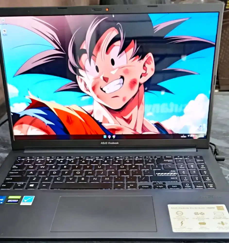Laptop Gaming Asus Vivobook 15 pro OLED RTX 3050 16/512 mulus