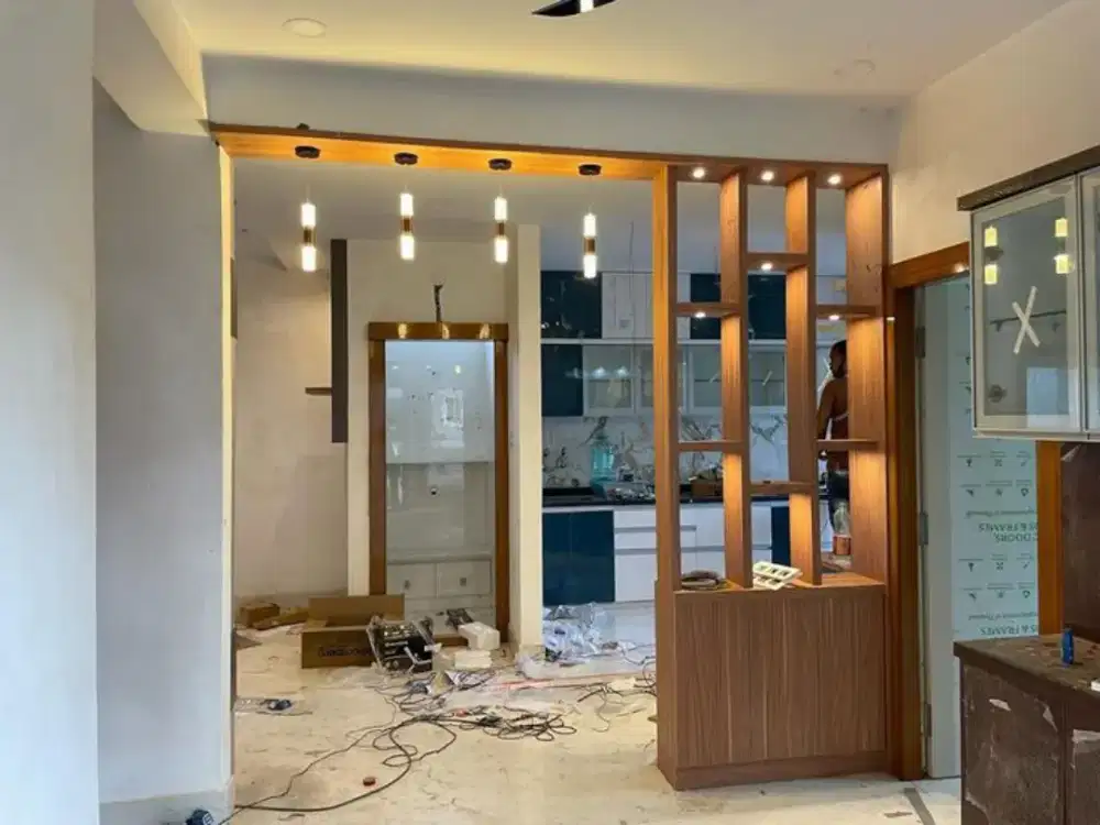 Kitchen set , Backdrop tv , Tempat tidur , Lemari