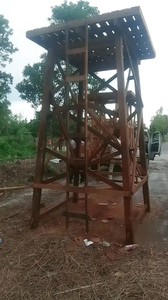 TOWER TANDON MENARA ULiN TIANG 10/10 tinggi 3 mtr