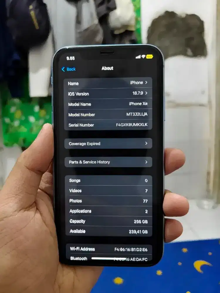 Iphone XR 256Gb Blue Whitelist