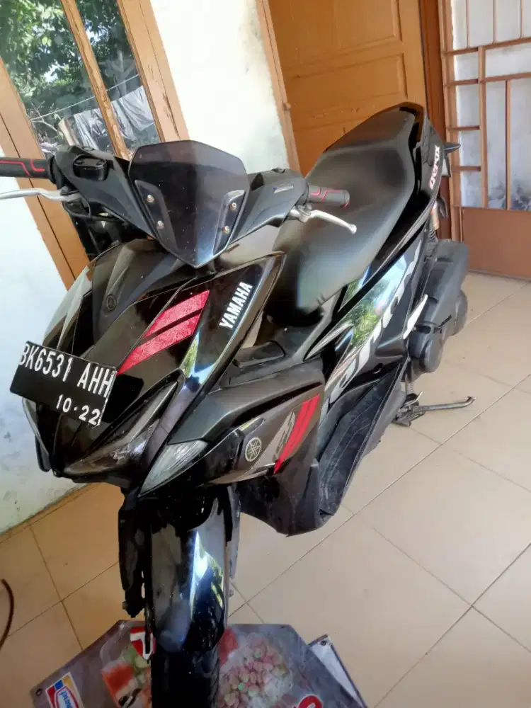 Aerox 2017 ful orijinal ban baru tingal pakai