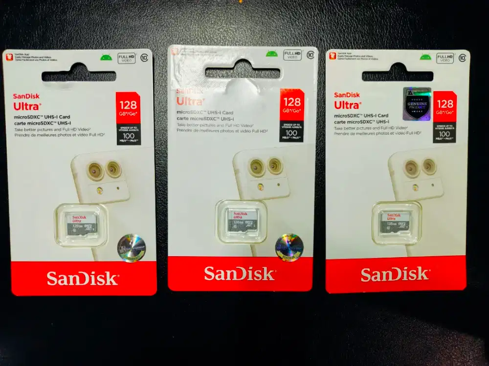 ORIGINAL SanDisk Ultra microSDXC UHS-I Class 10 128GB 100MB/s