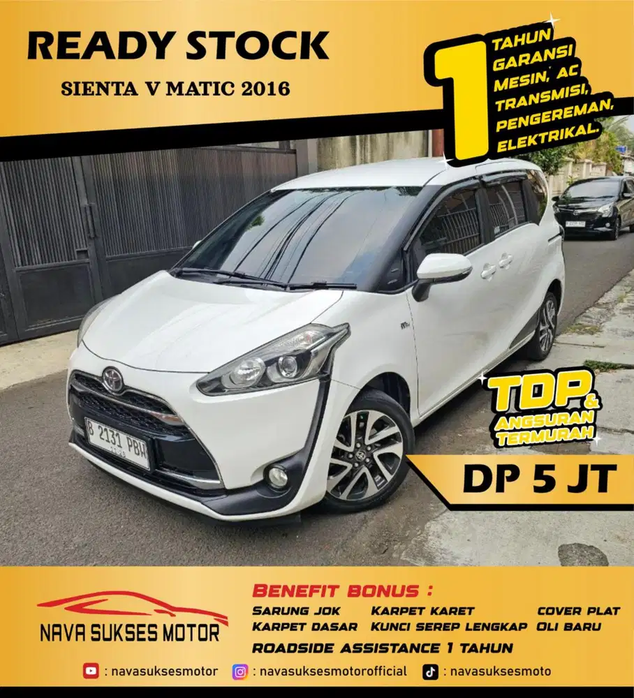 TDP 5 JUTA - SIENTA V 2016
