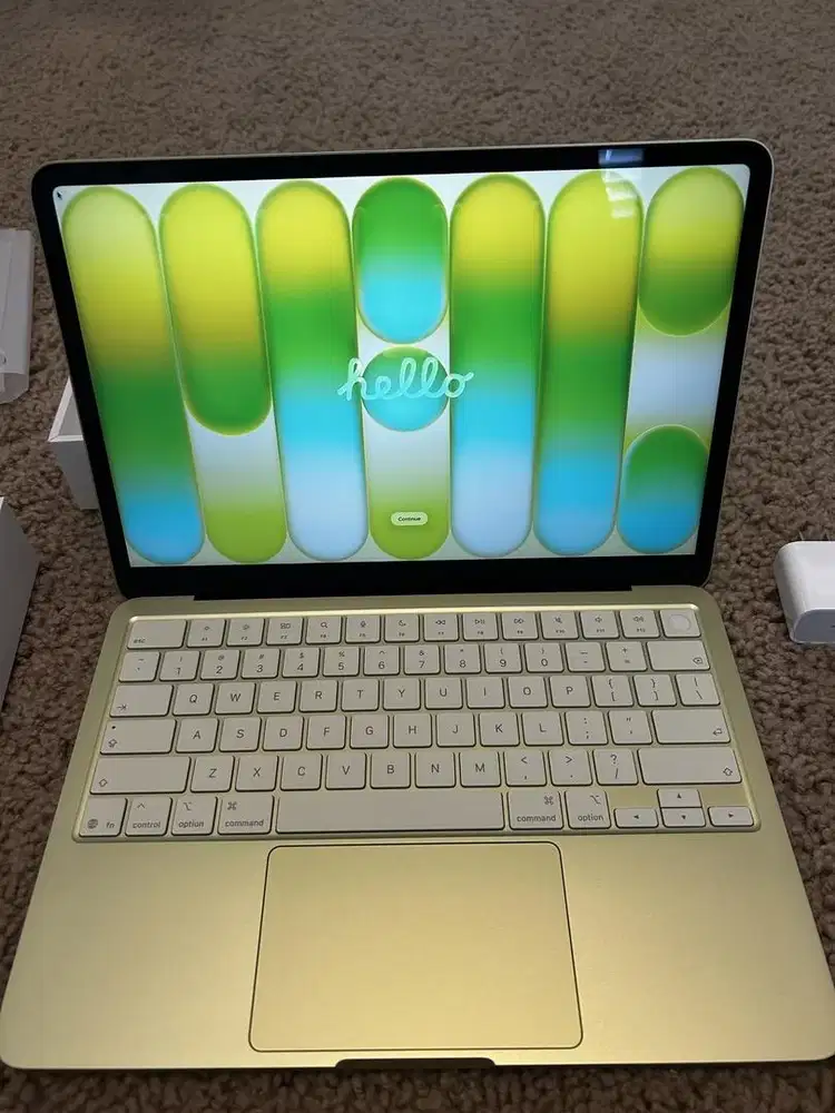 Apple MacBook Neo Citrus 8/512 GB garansi iBox active 22 Juni 2026