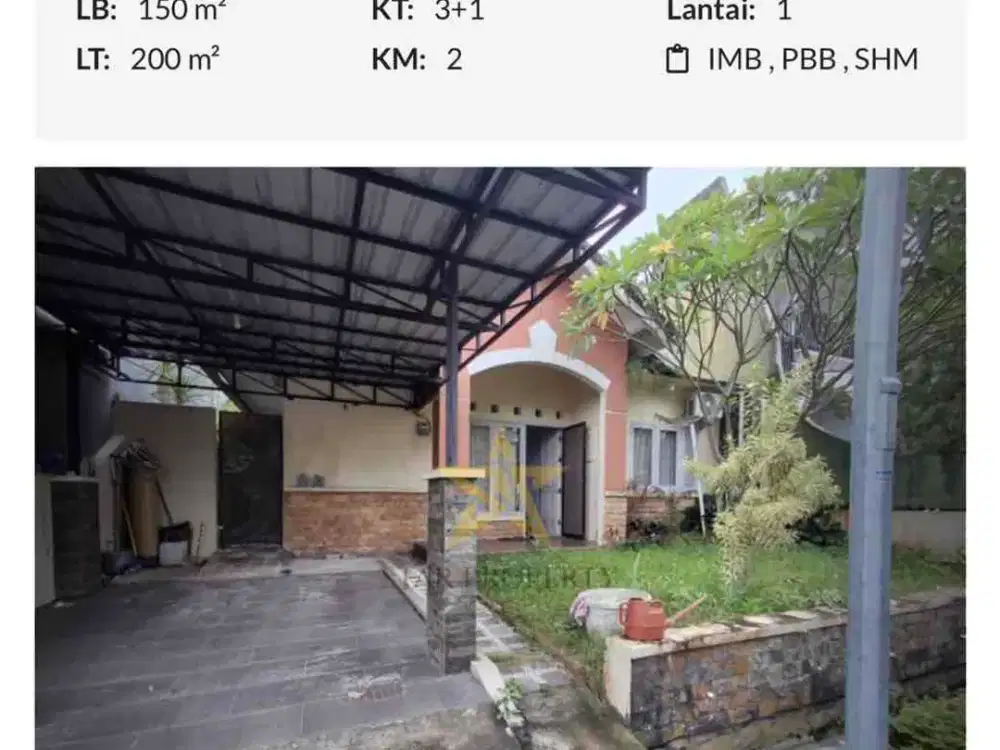 Di Jual Rumah Di Tamansari Bukit Mutiara Wika dekat masjid