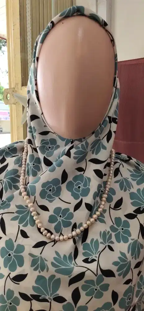 Nacklace Permata Mutiara Baroque Air Laut Origin Lombok Pjg Est 68Cm