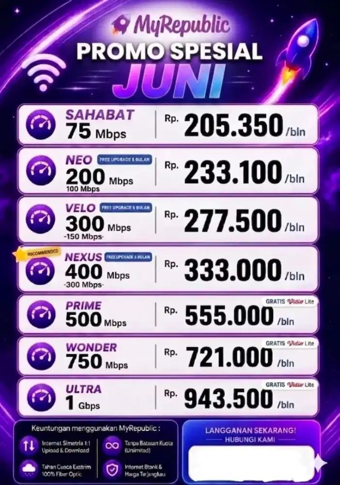 Promo Pemasangan Internet MyRepublic Semarang