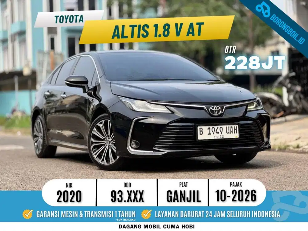 Altis 1.8 V AT Hitam Metalik