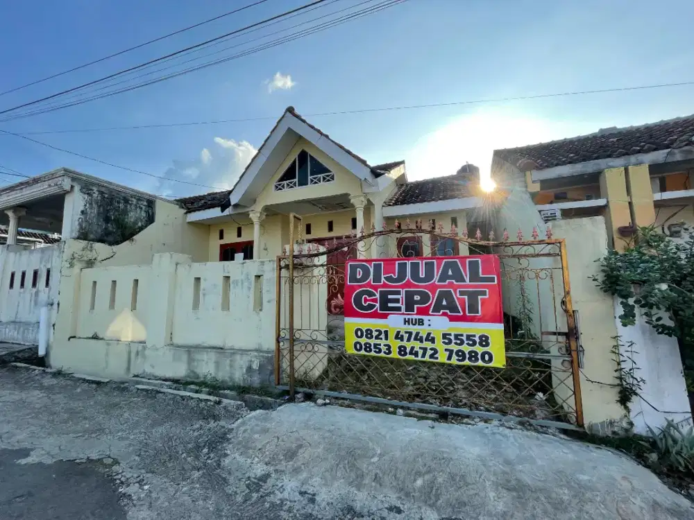 DIJUAL RUMAH DI PERUMAHAN POLDA 2 JALAN CENDRAWASIH