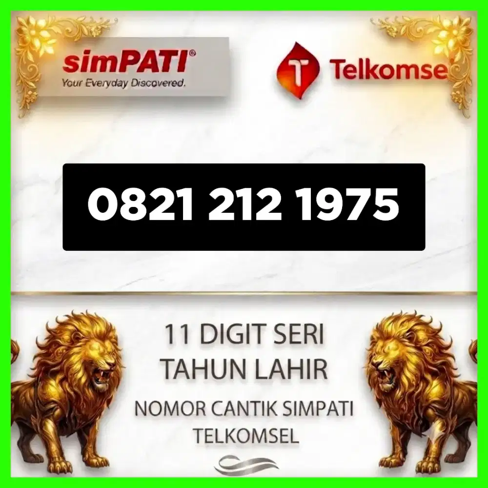 Nomor Cantik simpati Telkomsel 11 digit
