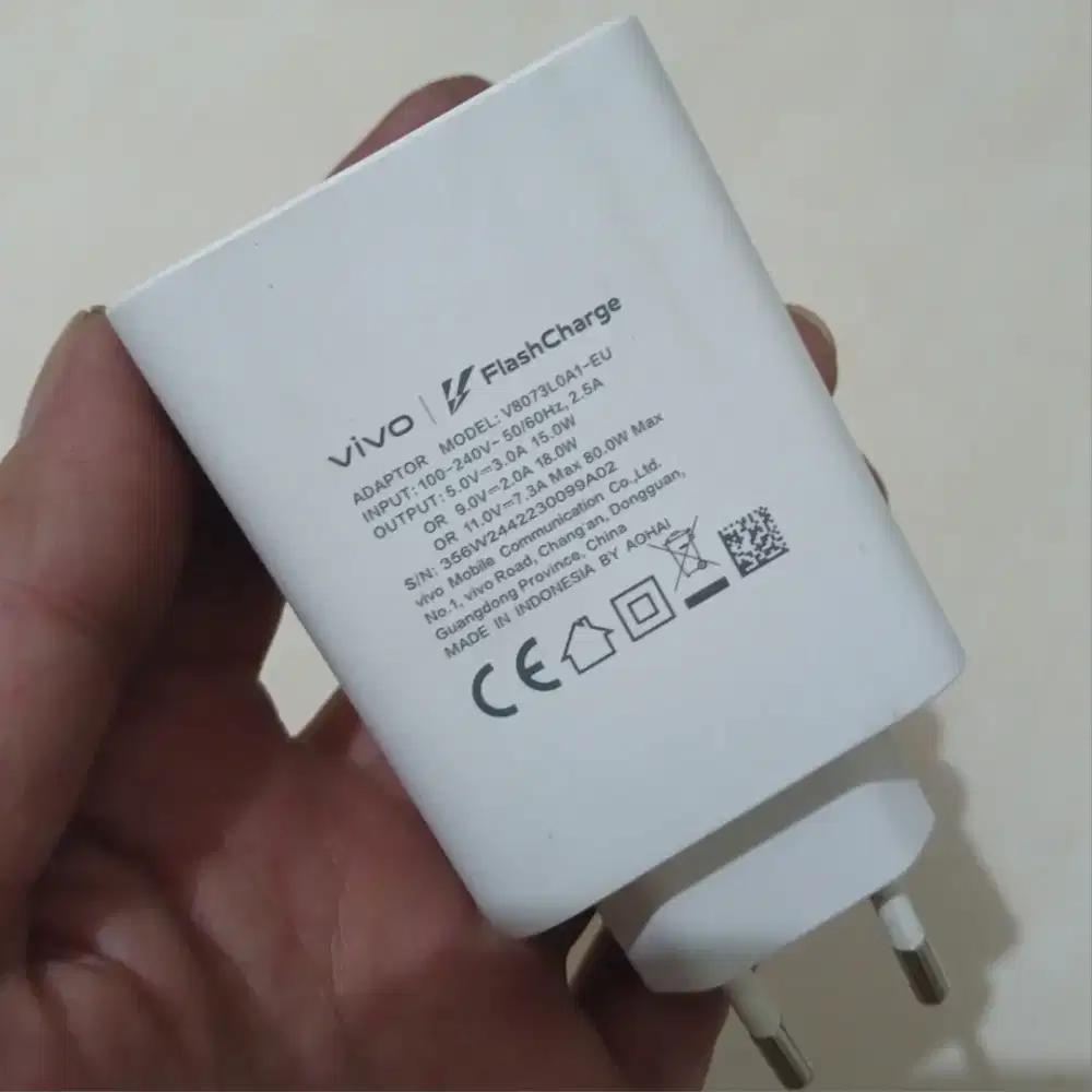 Charger Vivo 80 Watt Original