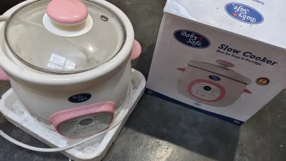 Slow cooker baby safe masak bayi