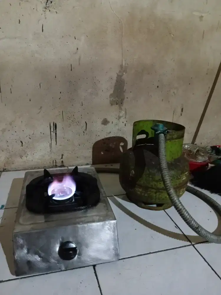 Kompor gas 1 tungku sepaketan komplit siap pakai bisa di anterin