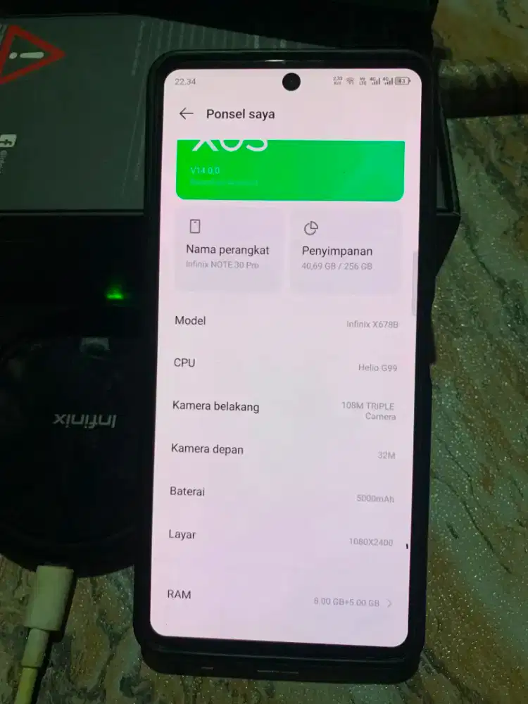 Infinix note 30pro 8/256