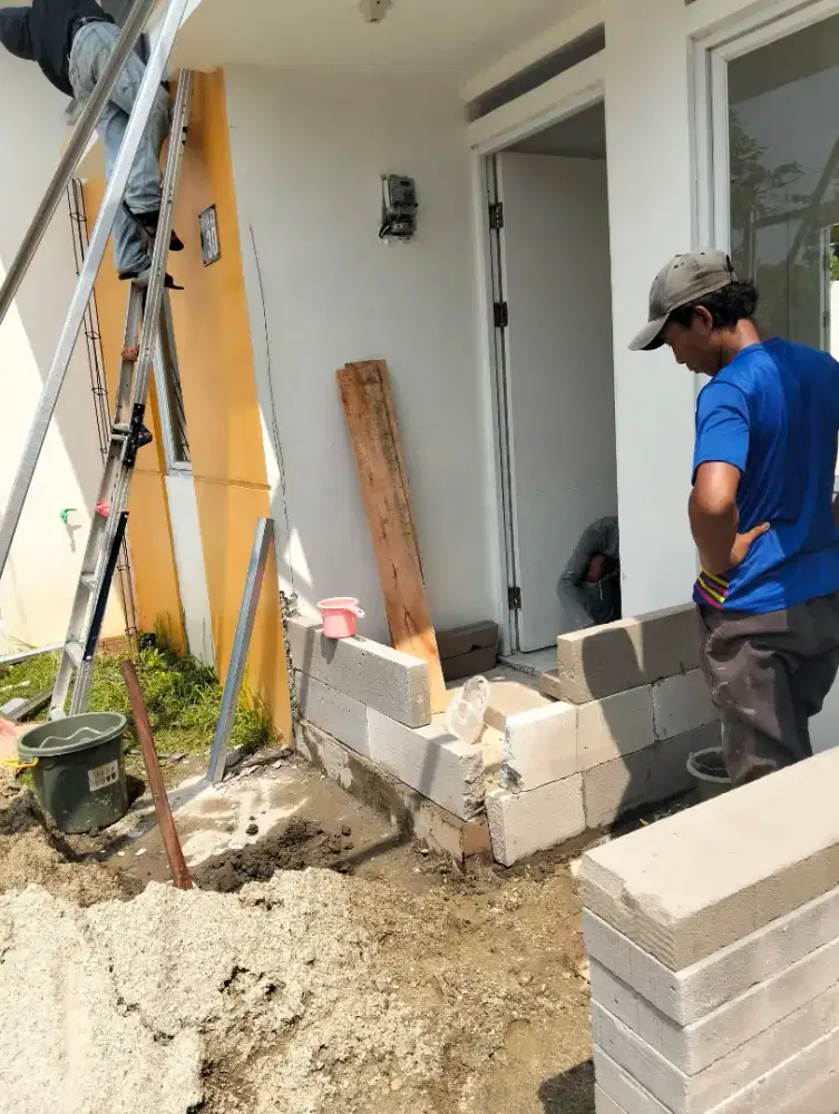 Tukang bangunan ,ganti atap pasang bajaringan