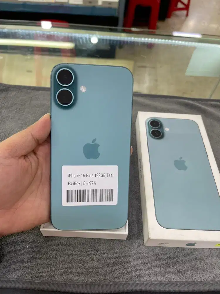 Iphone 16plus 128 Teal ex Ibox bh93% | fullset