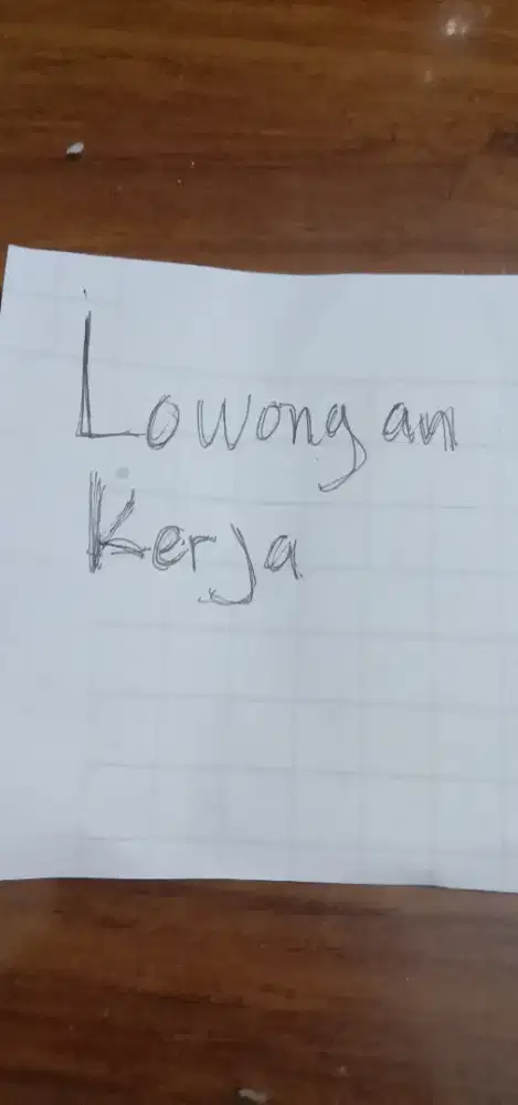 Lowongan kerja serabutan