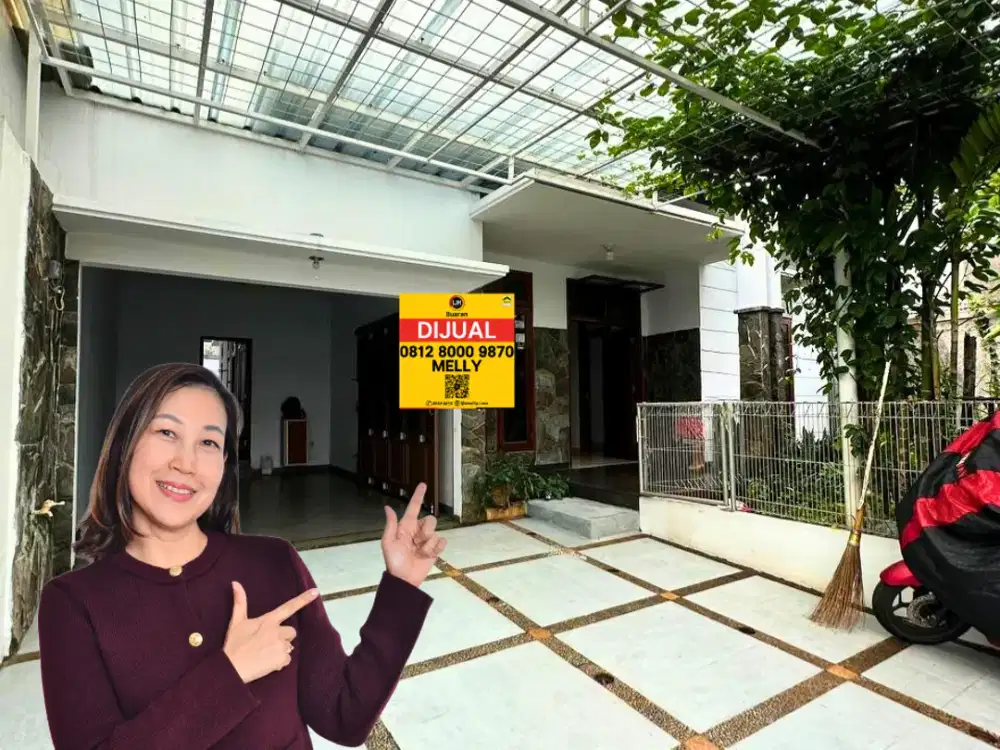 Rumah Konsep Hijau di Cluster Palem Residence Pondok Bambu Jakarta Timur