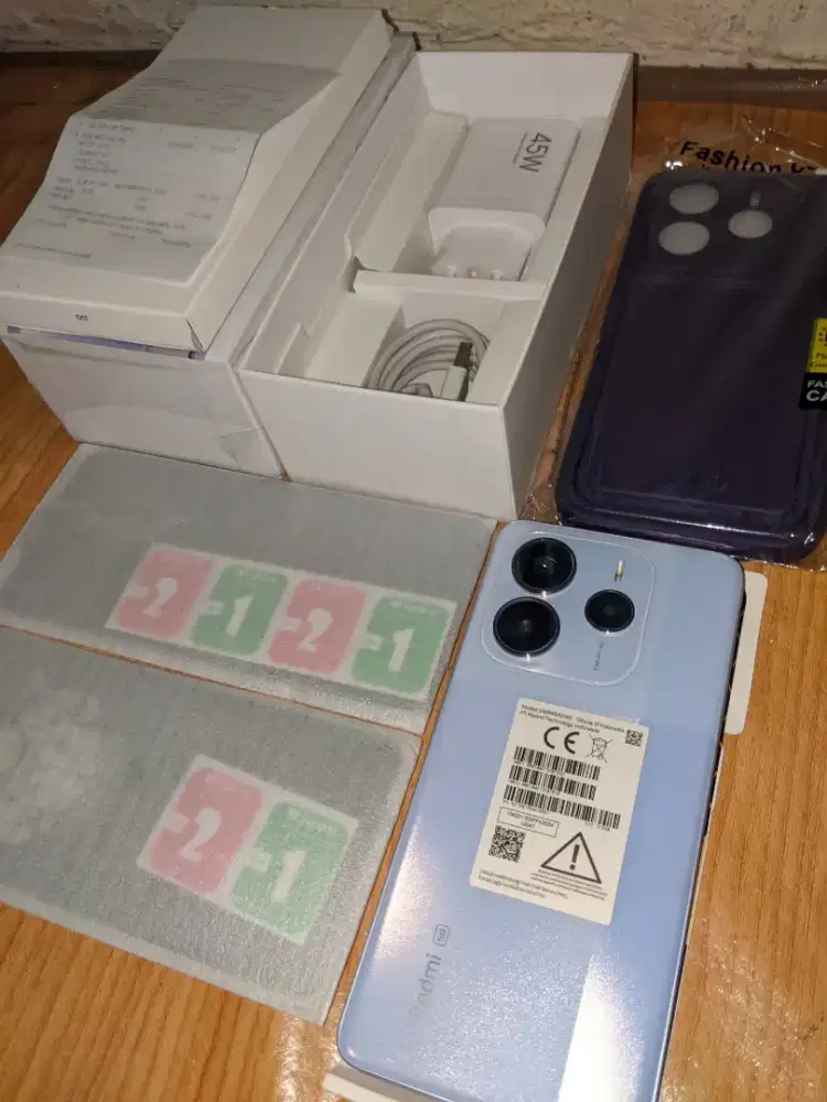 REDMI NOTE 14 5G 12/512 PAKAIAN 3 BULAN FULL SET ori mulus