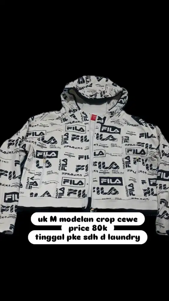 sweater filla crop