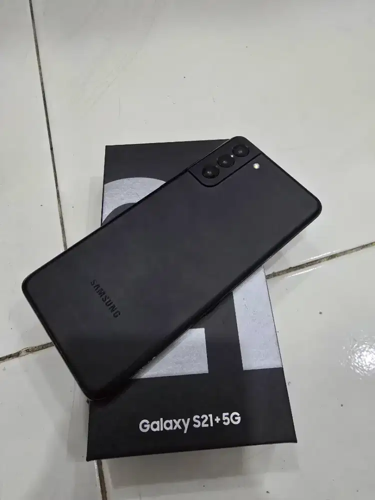 Samsung Galaxy S21+ 5G Black Ram 8/256gb Lengkap