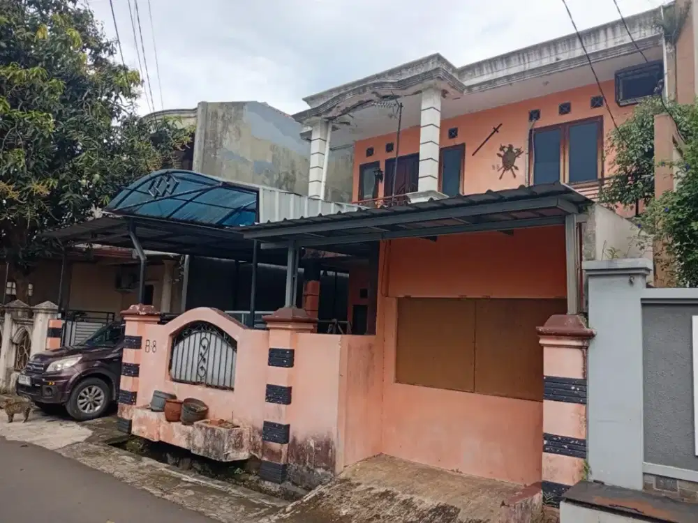Di Jual CEPAT Rumah Siap Huni Bebas Banjir,  di Swatantra, Jatirasa, Jatiasih, Kota Bekasi  Ada Kios depan Rumah