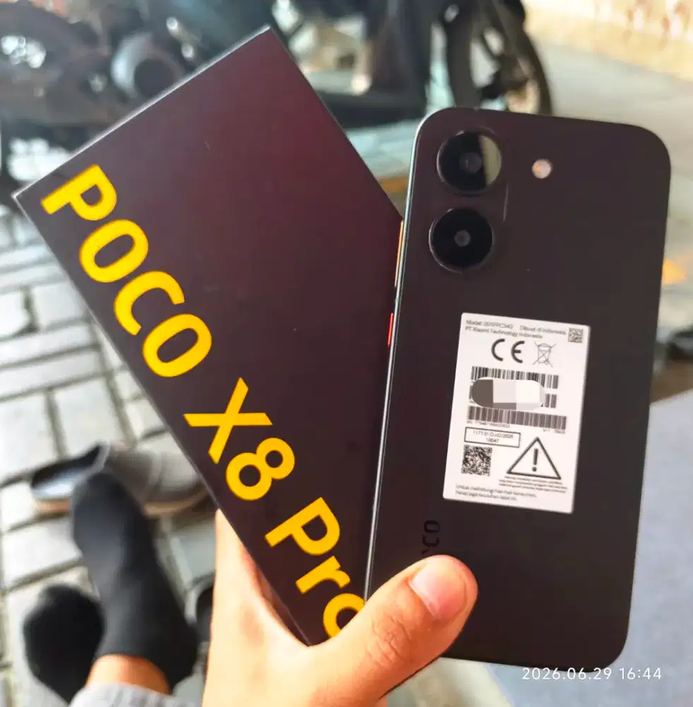 Xiaomi Poco X8 Pro 8/256 Gb Likenew 99% Garansi Resmi Sept 28 bs TT/BT
