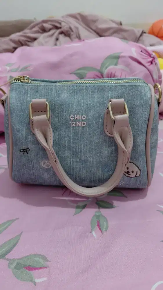 TAS DENIM BISA SELEMPANG BISA HANDBAG