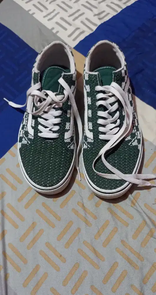 Vans checkerboard emerald/true