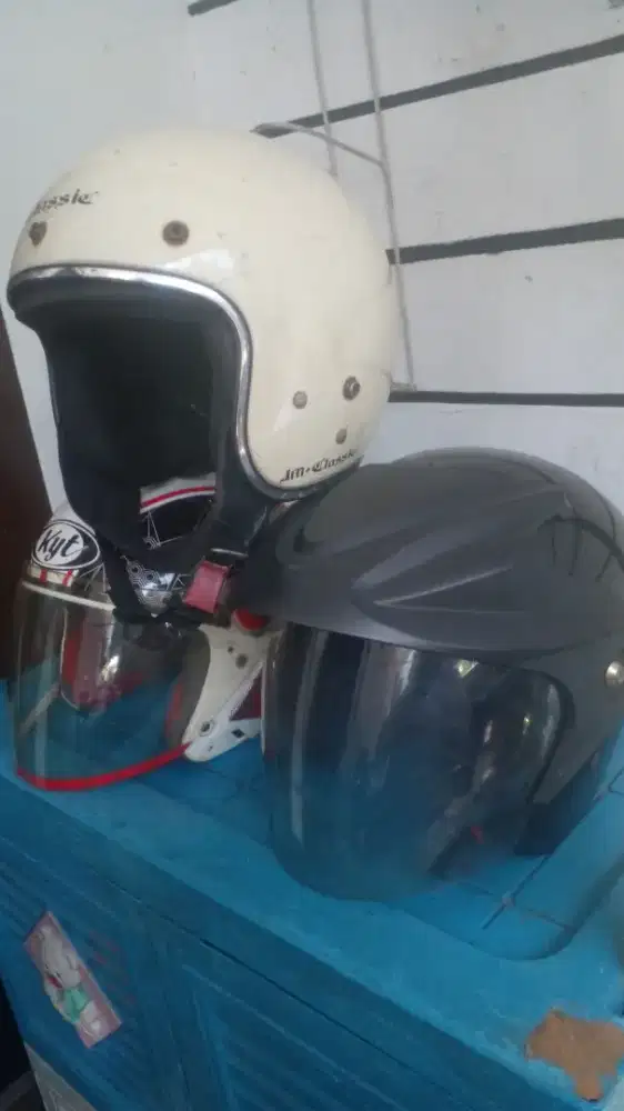 Jual helm kyt halfface ori