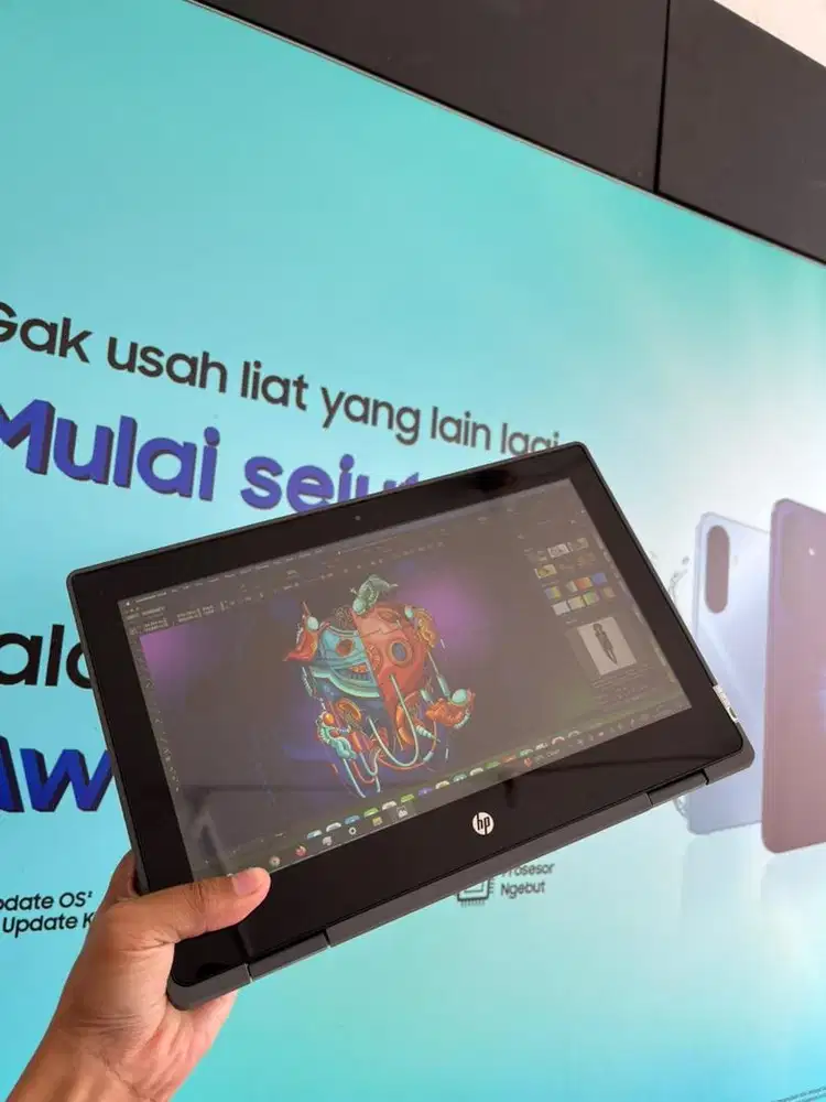 LAPTOP HP LAYAR SENTUH BISA DI LIPAT MURAH BISA DI KREDIT TANPA DP 0%