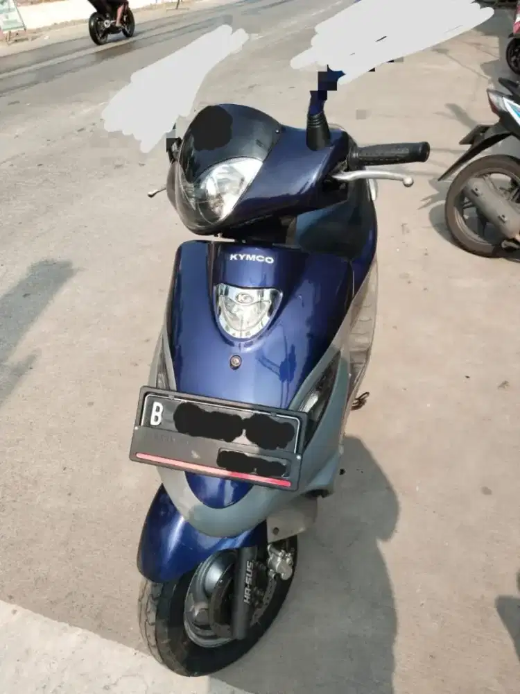Metica GLX 125cc tangki bensin depan warna biru