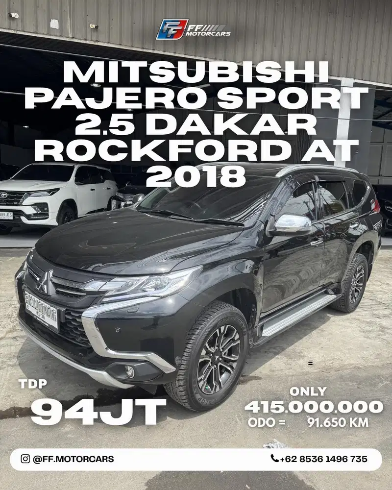 Mitsubishi Pajero Sport 2.5 Dakar Rockford AT 2018.