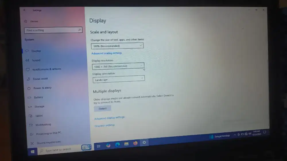 Laptop Dell Ram 8gb core i5 gen 3