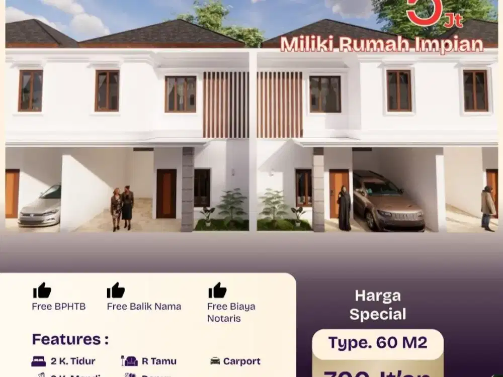 CLUSTER TERMURAH DI CIBUBUR ,CIRACAS ,JAKARTA TIMUR  DENGAN KONSEP AMERIKA CLASIK