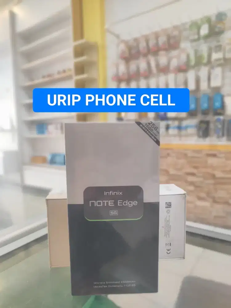 INFINIX NOTE EDGE 8/256 promo+bonus cash & credit garansi Resmi