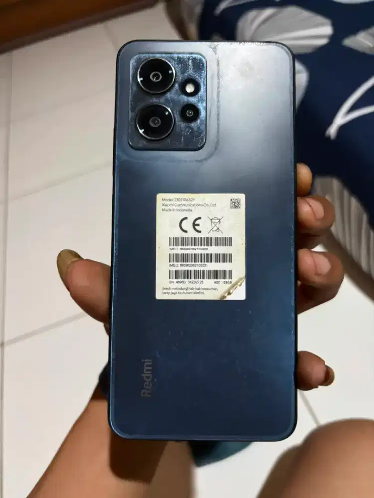 Xiomi redmi note 12 RAM 6GB/128GB