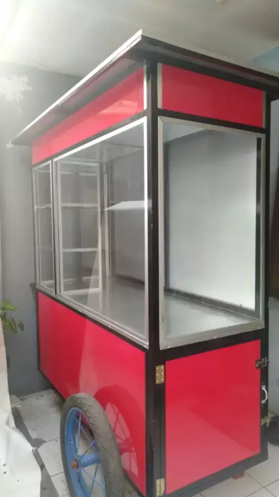 Dijual Gerobak Jualan Custom Besi