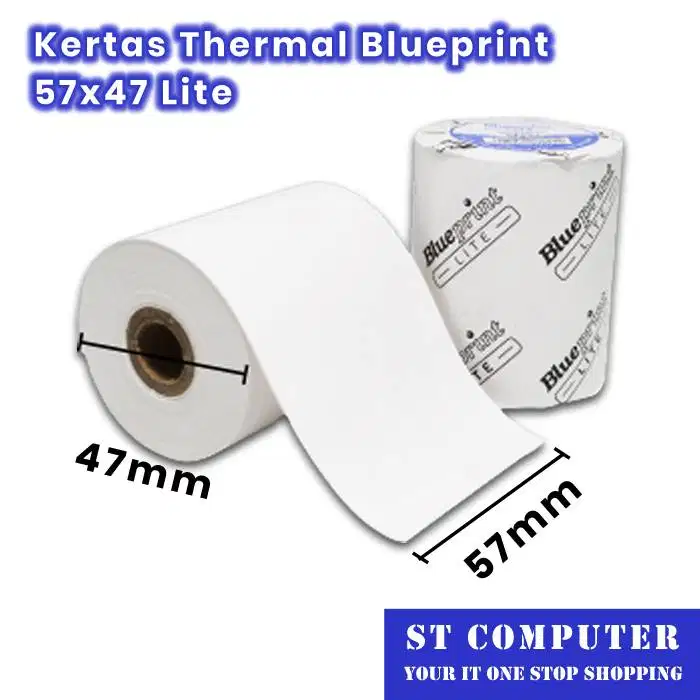 Kertas Printer Thermal Blueprint 57x47 Lite