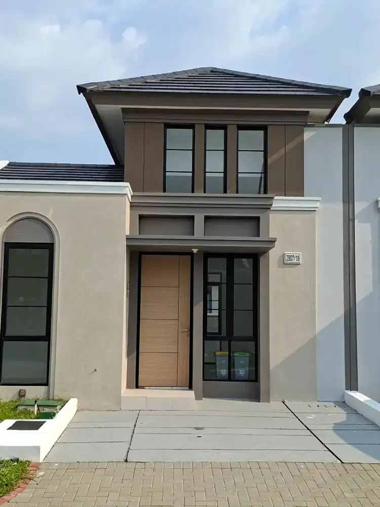 Disewakan rumah cluster 100% baru